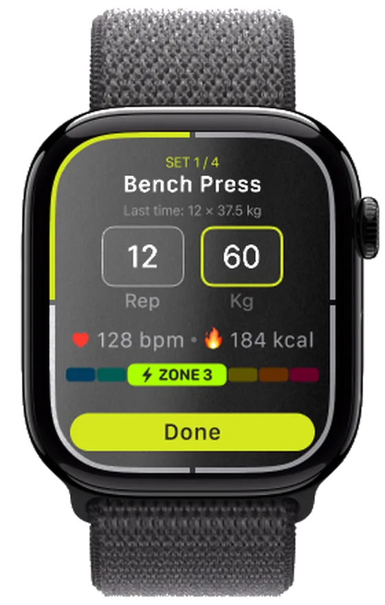 APX on Apple Watch: rest timer